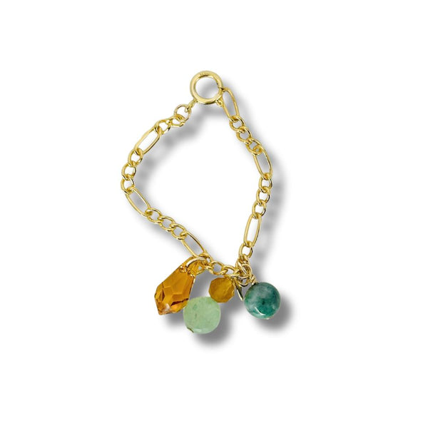 Abundance and Good Fortune (Jade with Pyrite, Green Aventurine, Citrine)